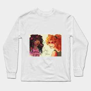 "Flower Girl and Demolition Girl" Long Sleeve T-Shirt